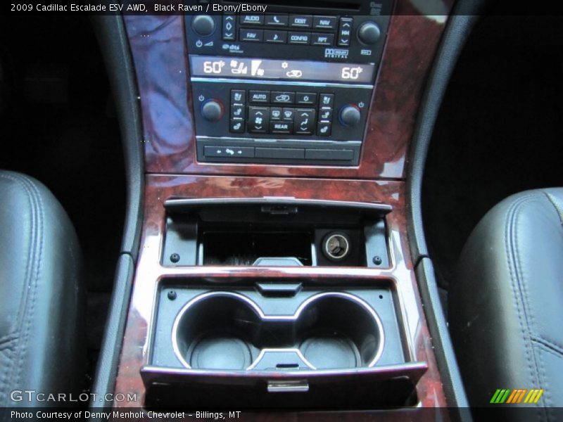 Black Raven / Ebony/Ebony 2009 Cadillac Escalade ESV AWD