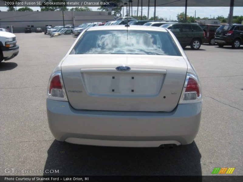 Smokestone Metallic / Charcoal Black 2009 Ford Fusion SE