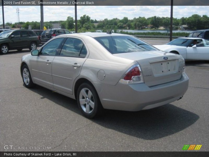 Smokestone Metallic / Charcoal Black 2009 Ford Fusion SE