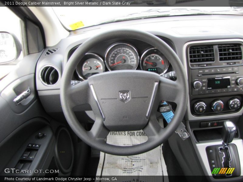 Bright Silver Metallic / Dark Slate Gray 2011 Dodge Caliber Mainstreet