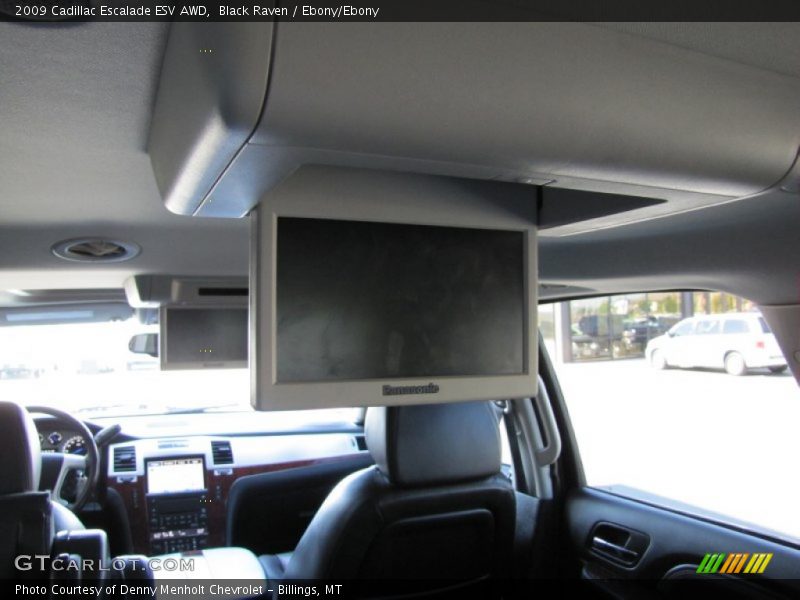 Black Raven / Ebony/Ebony 2009 Cadillac Escalade ESV AWD