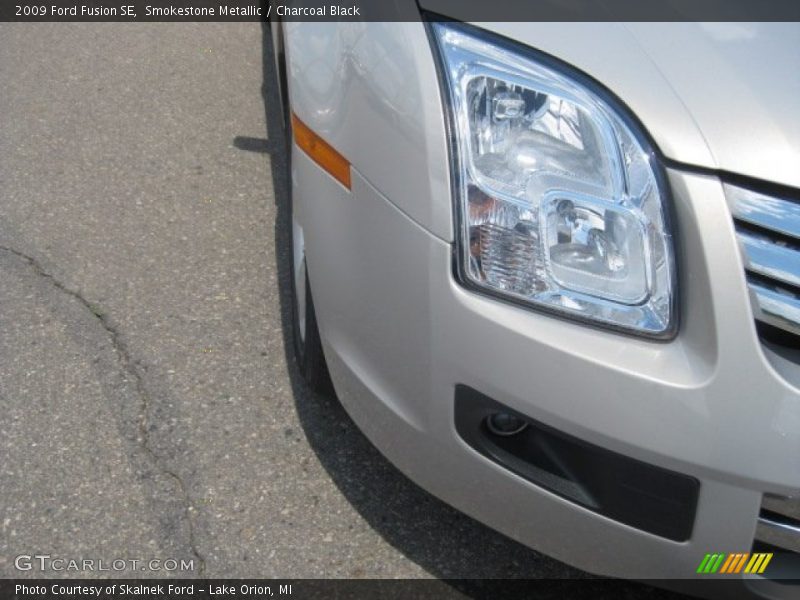 Smokestone Metallic / Charcoal Black 2009 Ford Fusion SE