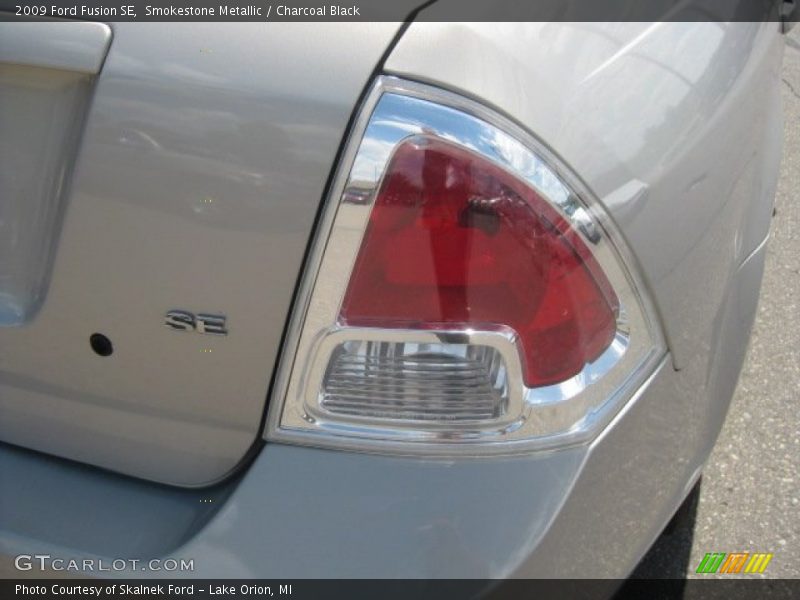 Smokestone Metallic / Charcoal Black 2009 Ford Fusion SE