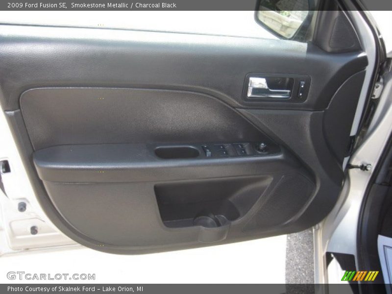 Smokestone Metallic / Charcoal Black 2009 Ford Fusion SE