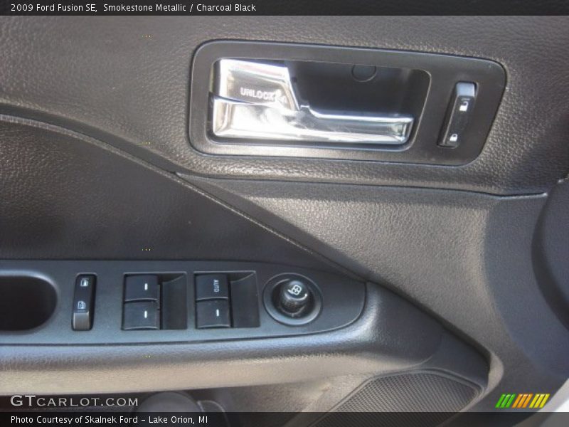 Smokestone Metallic / Charcoal Black 2009 Ford Fusion SE