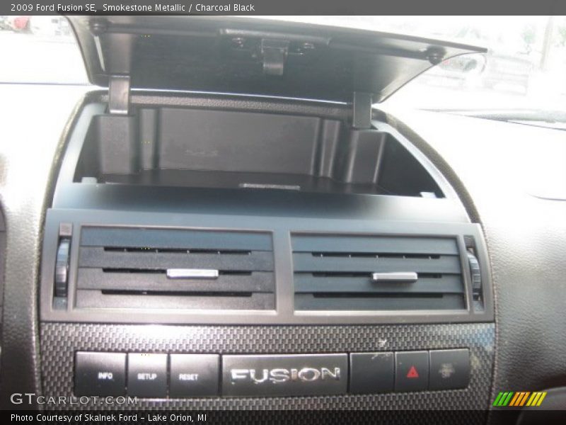 Smokestone Metallic / Charcoal Black 2009 Ford Fusion SE