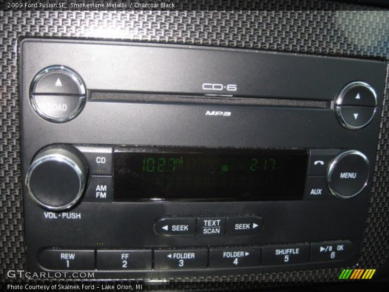 Smokestone Metallic / Charcoal Black 2009 Ford Fusion SE