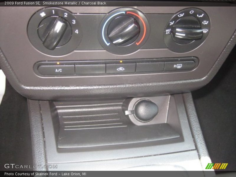 Smokestone Metallic / Charcoal Black 2009 Ford Fusion SE