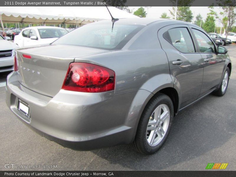 Tungsten Metallic / Black 2011 Dodge Avenger Mainstreet