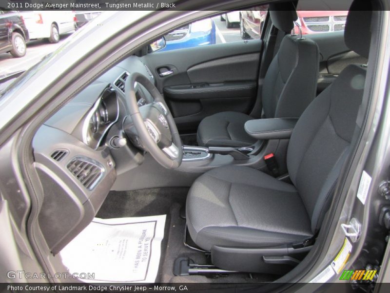 Tungsten Metallic / Black 2011 Dodge Avenger Mainstreet