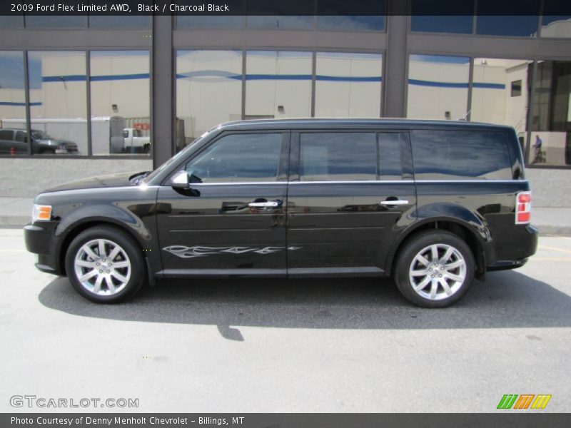 Black / Charcoal Black 2009 Ford Flex Limited AWD