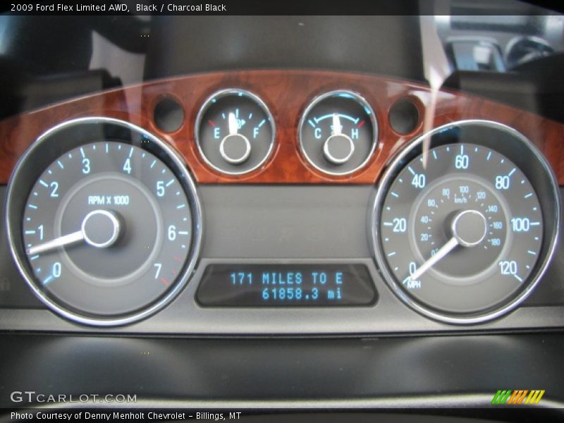 Black / Charcoal Black 2009 Ford Flex Limited AWD