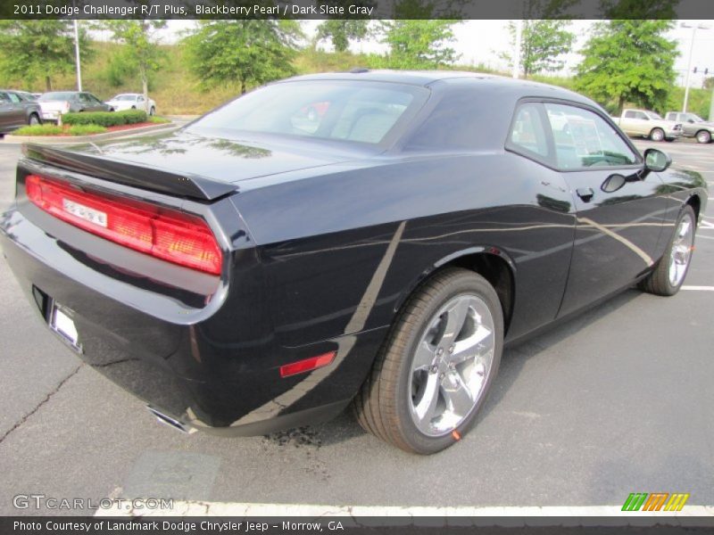 Blackberry Pearl / Dark Slate Gray 2011 Dodge Challenger R/T Plus