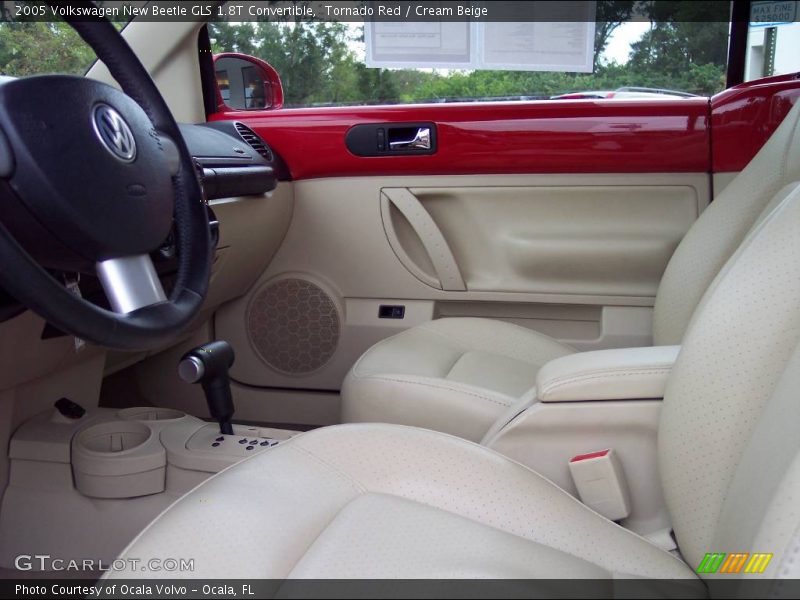 Tornado Red / Cream Beige 2005 Volkswagen New Beetle GLS 1.8T Convertible
