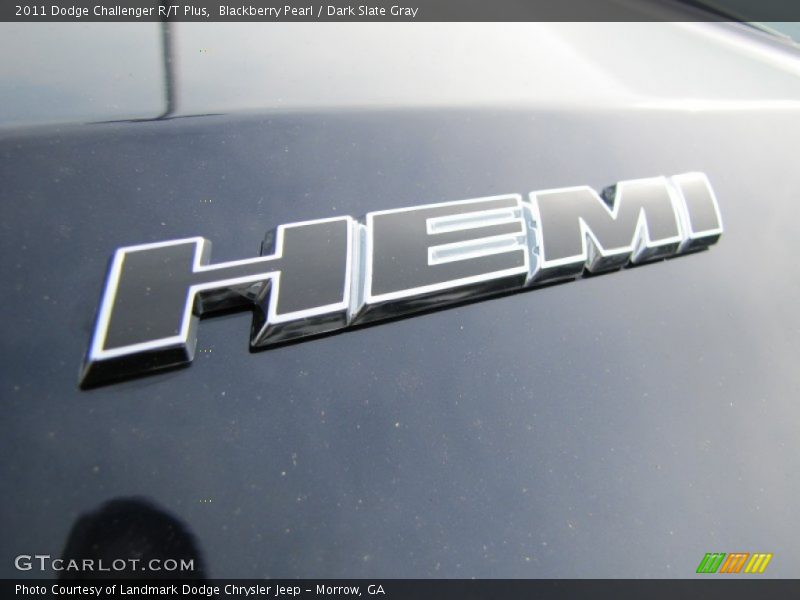 Blackberry Pearl / Dark Slate Gray 2011 Dodge Challenger R/T Plus