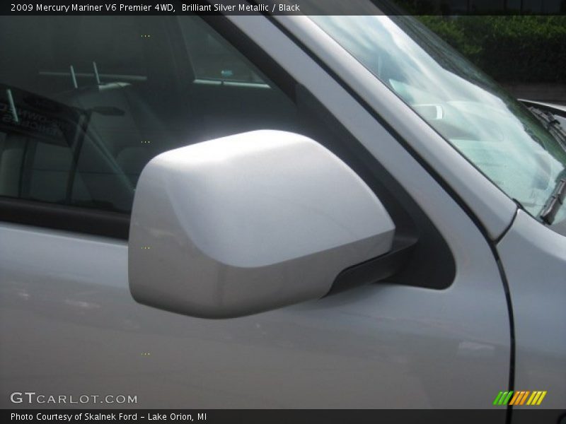 Brilliant Silver Metallic / Black 2009 Mercury Mariner V6 Premier 4WD