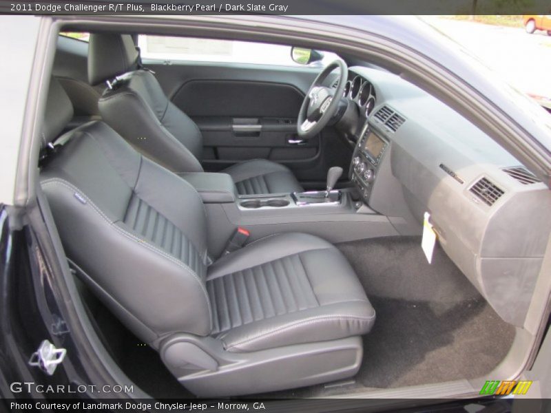 Blackberry Pearl / Dark Slate Gray 2011 Dodge Challenger R/T Plus