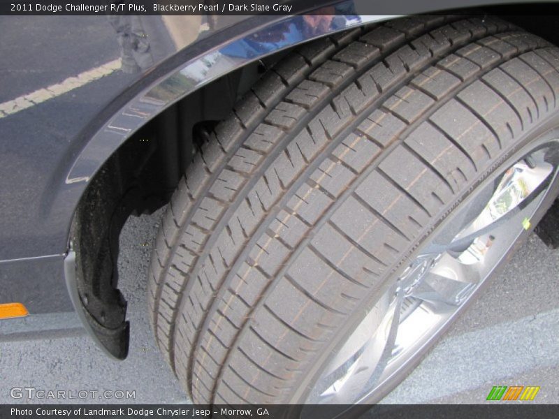 Blackberry Pearl / Dark Slate Gray 2011 Dodge Challenger R/T Plus