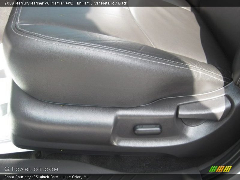Brilliant Silver Metallic / Black 2009 Mercury Mariner V6 Premier 4WD