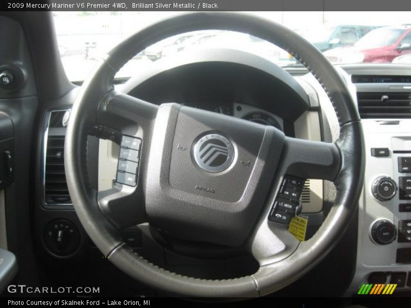  2009 Mariner V6 Premier 4WD Steering Wheel