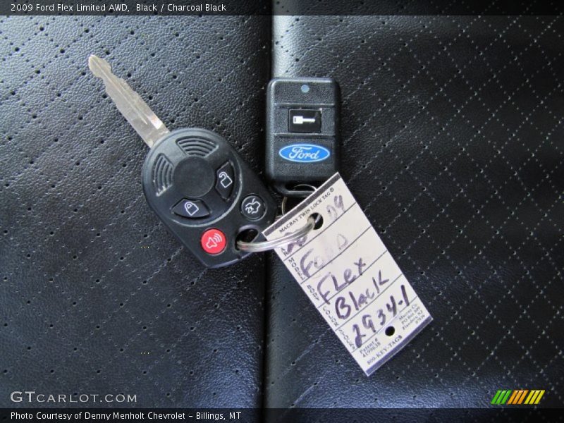 Black / Charcoal Black 2009 Ford Flex Limited AWD