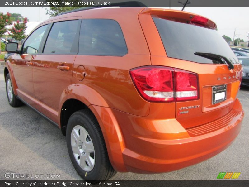Mango Tango Pearl / Black 2011 Dodge Journey Express