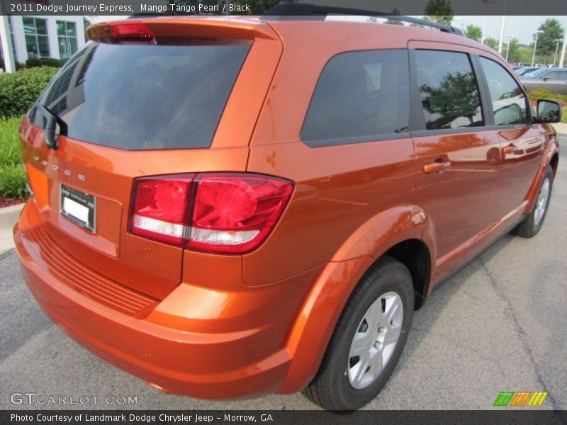 Mango Tango Pearl / Black 2011 Dodge Journey Express