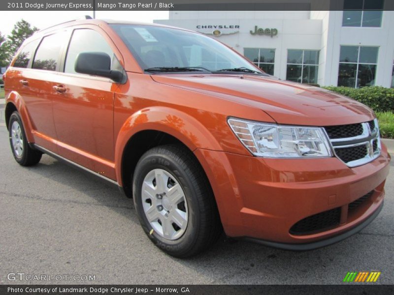 Mango Tango Pearl / Black 2011 Dodge Journey Express