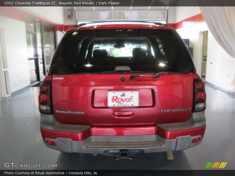 Majestic Red Metallic / Dark Pewter 2002 Chevrolet TrailBlazer LT