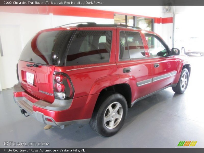 Majestic Red Metallic / Dark Pewter 2002 Chevrolet TrailBlazer LT