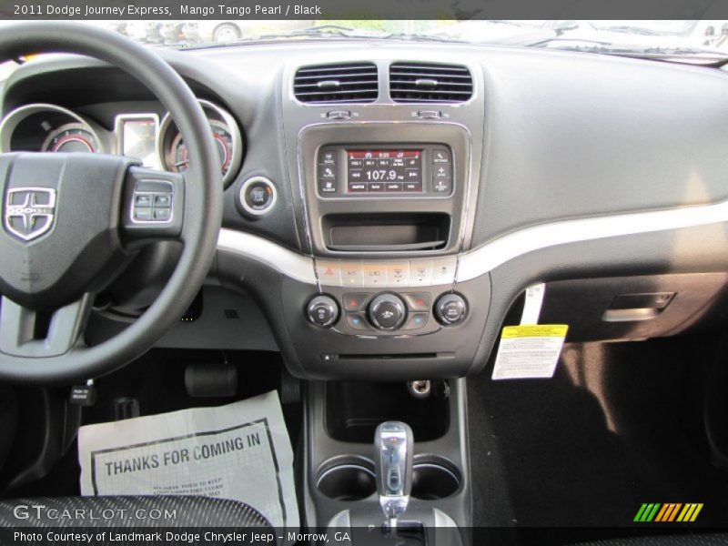 Mango Tango Pearl / Black 2011 Dodge Journey Express