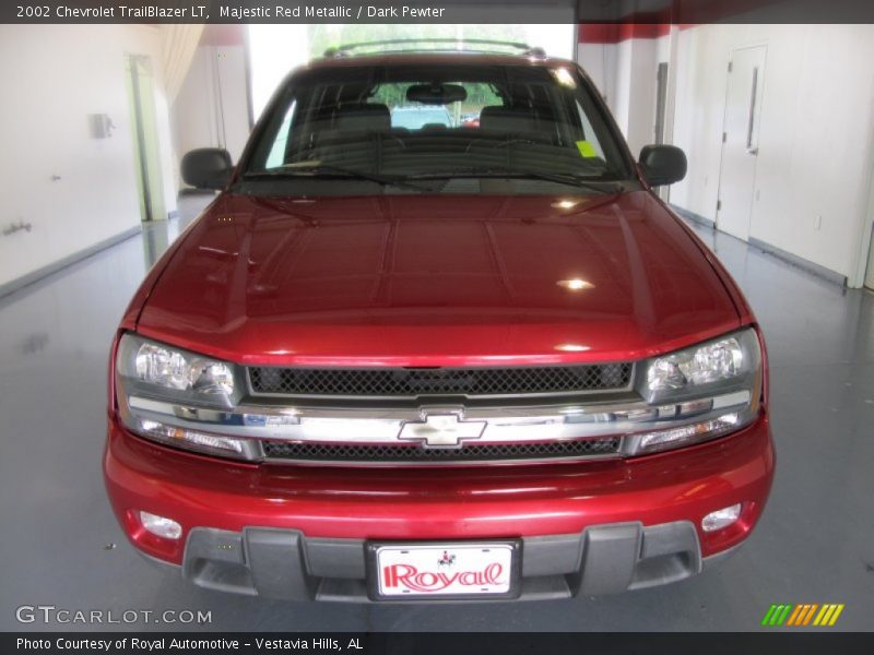 Majestic Red Metallic / Dark Pewter 2002 Chevrolet TrailBlazer LT