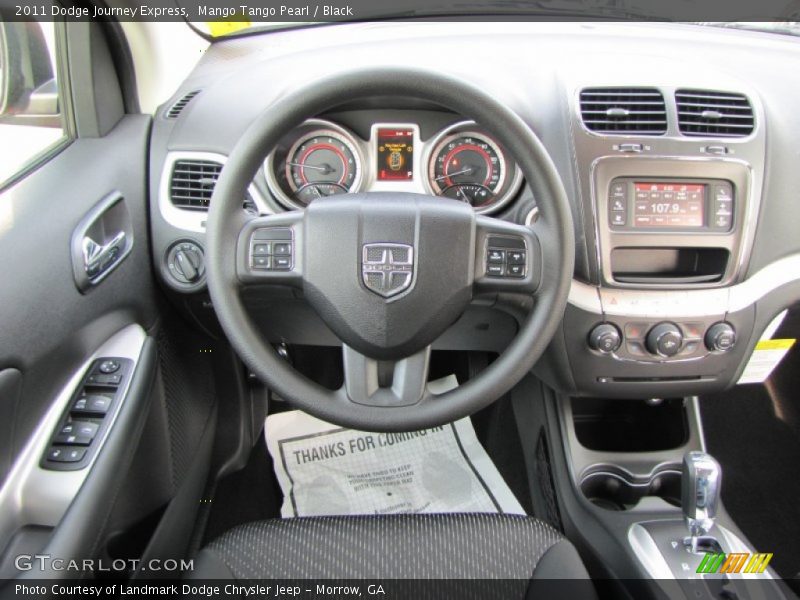 Mango Tango Pearl / Black 2011 Dodge Journey Express