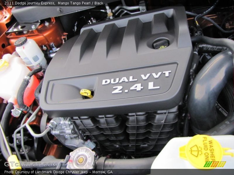 Mango Tango Pearl / Black 2011 Dodge Journey Express