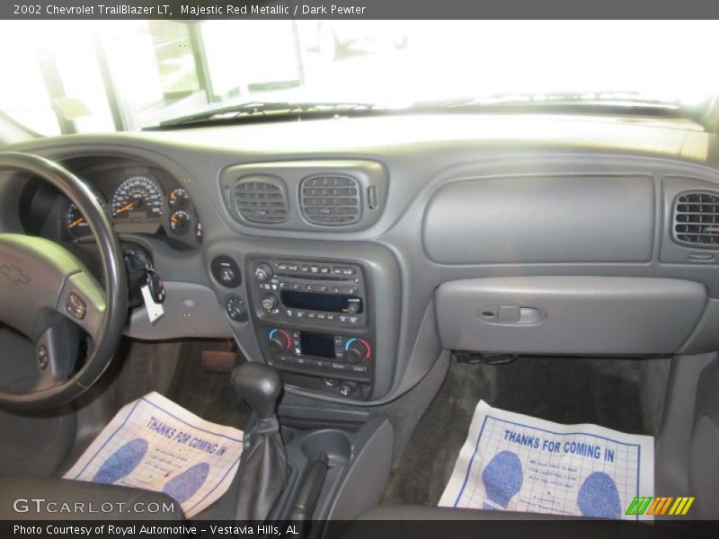 Majestic Red Metallic / Dark Pewter 2002 Chevrolet TrailBlazer LT