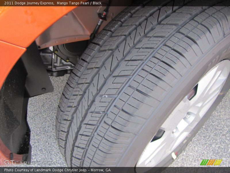 Mango Tango Pearl / Black 2011 Dodge Journey Express