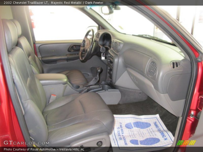 Majestic Red Metallic / Dark Pewter 2002 Chevrolet TrailBlazer LT