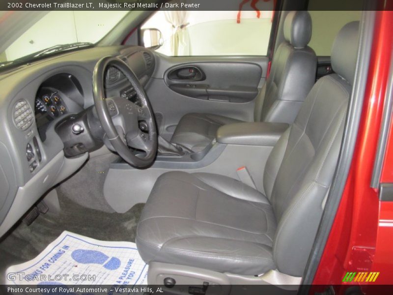 Majestic Red Metallic / Dark Pewter 2002 Chevrolet TrailBlazer LT