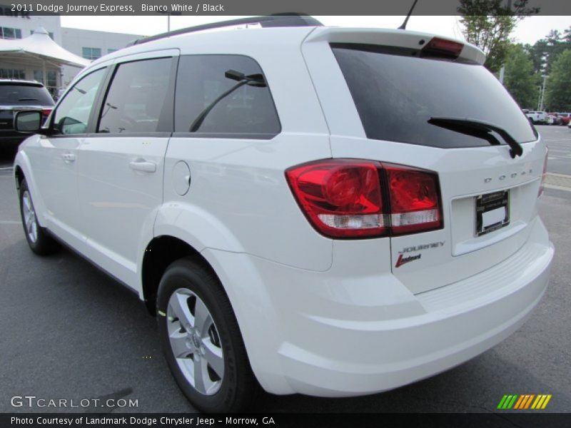 Bianco White / Black 2011 Dodge Journey Express