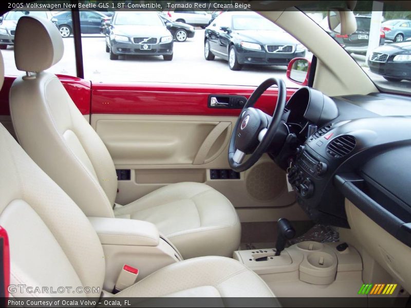 Tornado Red / Cream Beige 2005 Volkswagen New Beetle GLS 1.8T Convertible