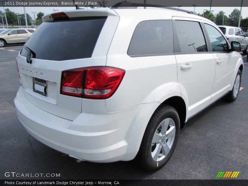 Bianco White / Black 2011 Dodge Journey Express