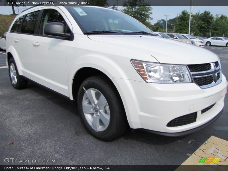 Bianco White / Black 2011 Dodge Journey Express