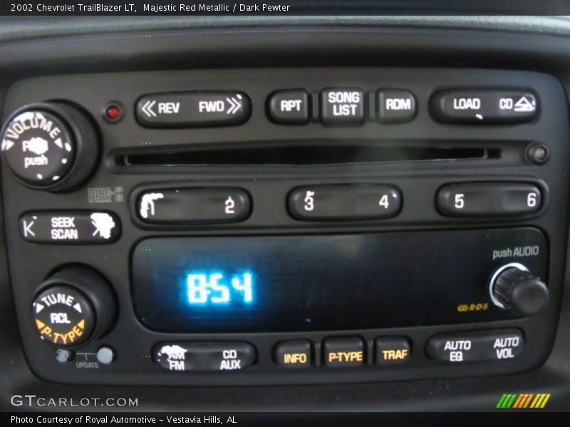 Majestic Red Metallic / Dark Pewter 2002 Chevrolet TrailBlazer LT