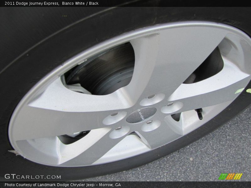 Bianco White / Black 2011 Dodge Journey Express