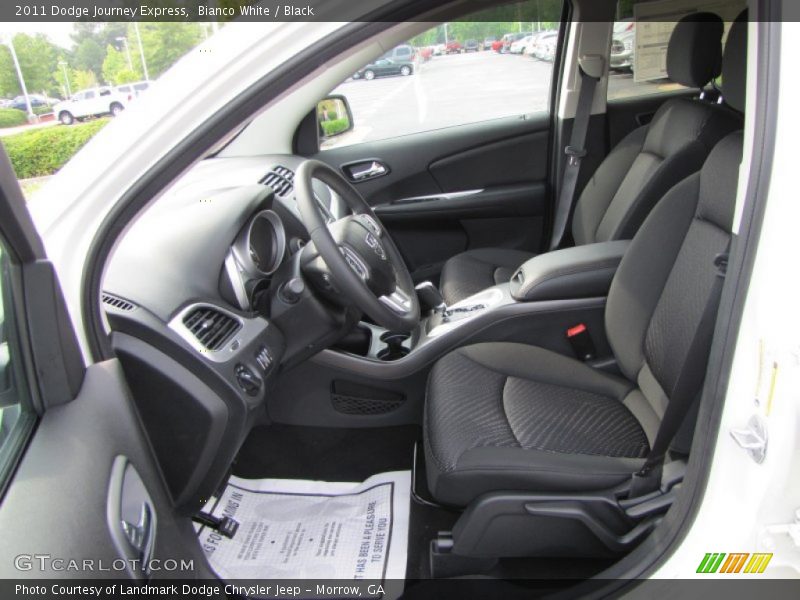 Bianco White / Black 2011 Dodge Journey Express
