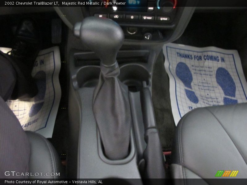 Majestic Red Metallic / Dark Pewter 2002 Chevrolet TrailBlazer LT