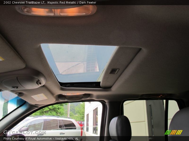 Majestic Red Metallic / Dark Pewter 2002 Chevrolet TrailBlazer LT