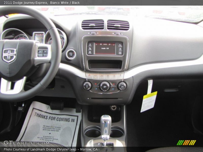 Bianco White / Black 2011 Dodge Journey Express