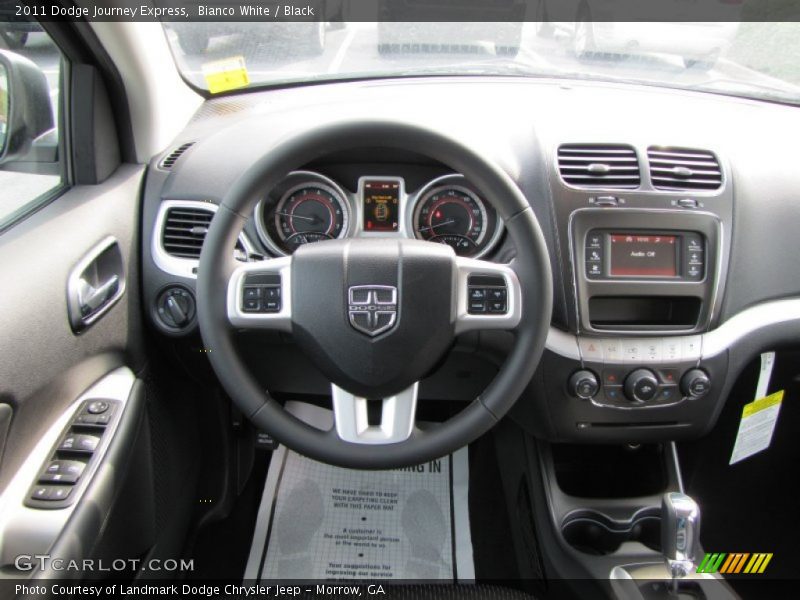Bianco White / Black 2011 Dodge Journey Express