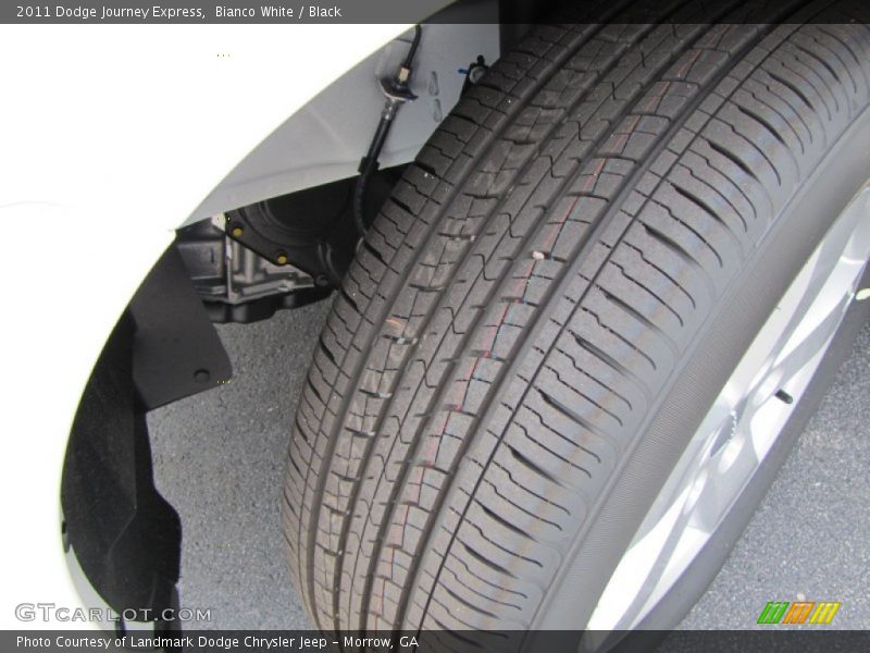 Bianco White / Black 2011 Dodge Journey Express